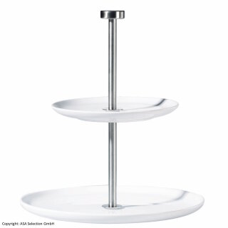 ASA - Etagere - 2 Stufig - rund - 26 x 23 x 21 cm