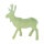 DIJK - Rentier Figur - Polyresin - 19 cm - Grün