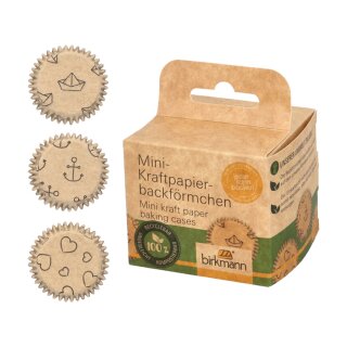 Birkmann - Mini-Kraftpapierbackförmchen - Ahoi