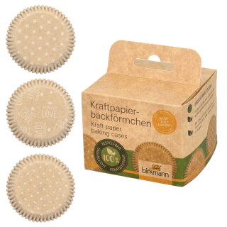 Birkmann - Kraftpapierbackförmchen - Ganzjahr