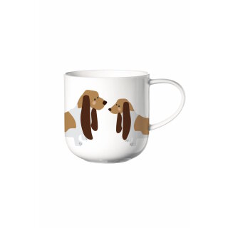 ASA - Henkelbecher - Basset Hound - 400 ml