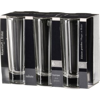 Ritzenhoff & Breker - Stamper - Salute - 6er - 65 ml