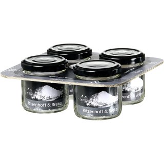 Ritzenhoff & Breker - Marmeladenglas - 4er Set - Mara - 100 ml - rund