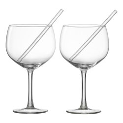 Ritzenhoff & Breker - Ginglas - 2er Set + Trinkhalm