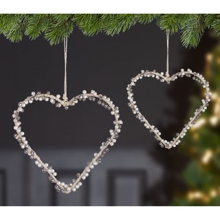 Gilde - Hänger Herz - Pearl - Metall