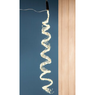 Gilde - Lichterkette - 60 LED - silber - 80 cm
