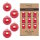 Inge Glas - Kugel - 30 Stück - Dazzling Ruby