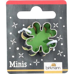 Birkmann - Mini-Ausstecher - Kleeblatt - 2,5 cm