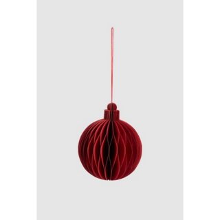 ARTE - Papier-Weihnachtshänger - Magnetschließe - rot