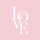 PPD - Servietten - Love rose - 25 x 25 cm - 20 Stk