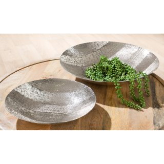 Gilde - Schale - Sinar - Alu - 7 x 32 cm - silber