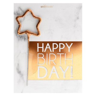 Wondercandle - Mini Wondercard - Happy Birthday