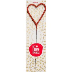 Wondercandle - Spotlight - Let love sparkle - Herz Rot