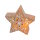 Gehlmann - Stern mit LED - Lebkuchen - Poly - 11 cm
