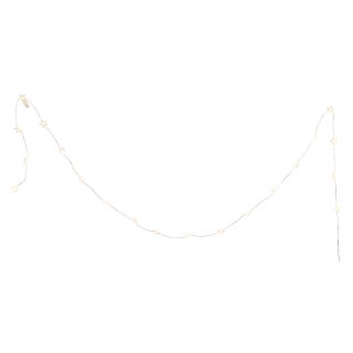 Gehlmann - LED-Lichterkette - Sterne - 20 LED - 200 cm - klar/silber