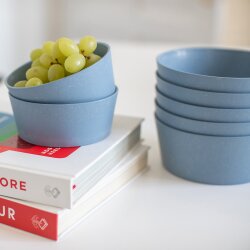 Koziol - Schale - Connect Bowl - 2er Set - Ash Grey