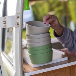 Koziol - Schale - Connect Bowl - 2er Set - Ash Grey