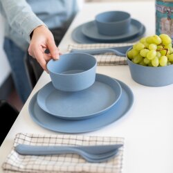 Koziol - Schale - Connect Bowl - 2er Set - Flower Blue