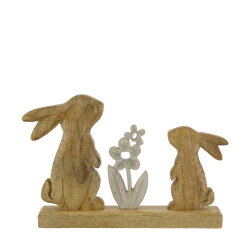 DIJK - Hasenfigur - Mangoholz