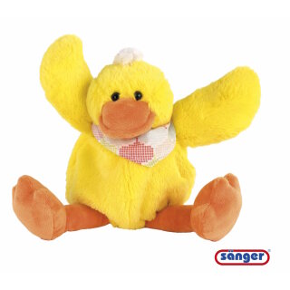 Sänger - Kirschkernkissen - Plüschtier - Ente Tilda - Gelb