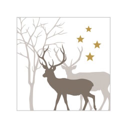 PPD - Servietten - Winter Deers - 25 x 25 cm - 20 Stk