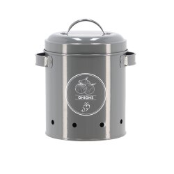 Esschert - Vorratsdose Zwiebeln - Anthrazit