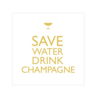 PPD - Servietten - Drink Champagne! - 25 x 25 cm - 20 Stk