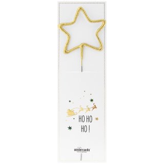 Wondercandle - Stern HO HO HO - Santa Clause Edition - Classic