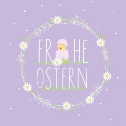 PPD - Servietten - Frohes Osterküken - 33 x 33 cm -...