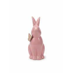 Gilde - Vase - Hasenfigur - Aurelia - Schmetterlingmotiv...