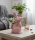 Gilde - Vase - Hasenfigur - Aurelia - Schmetterlingmotiv - Porzellan - 6,5x11x13,5 cm - braun