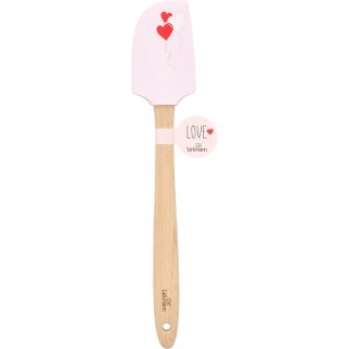 Birkmann - Teigschaber - Herzballons - Rosa