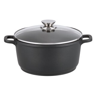 ELO - Topf mit Glasdeckel - Alucast - 20 cm - ELODUR