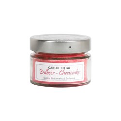 Candle Factory - Candle to go - Erdbeer-Cheesecake