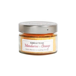 Candle Factory - Candle to go - Mandarine-Orange