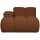 woood - Mojo - Sofa - Bouclé - Rostbraun Meliert - Links