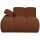 woood - Mojo - Sofa - Bouclé - Rostbraun Meliert - Links