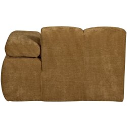 woood - Mojo - Sofa - Geripppter Webstoff - Honiggelb - Rechts