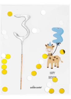 Wondercandle - Mini Wondercard - Baby Birthday - 3