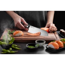 GEFU - Santokumesser - ENNO - Kullenschliff - 18 cm