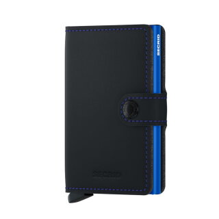 Secrid - Miniwallet - Matte Black & Blue