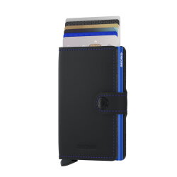 Secrid - Miniwallet - Matte Black & Blue