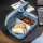 Koziol - Lunchbox - Pascal - mit Trennsteg - Grau - L