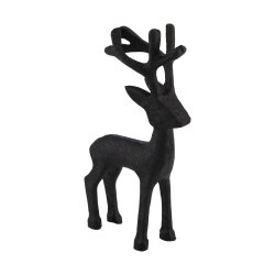 DIJK - Rehfigur - Metall - 12 x 5 x 20 cm - schwarz
