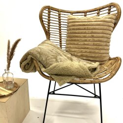 Rogon - Plaid - Stanley - Semolina - 150x200 cm