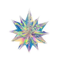 Inge Glas - Sternhänger - Kunststoff - 30 cm -...