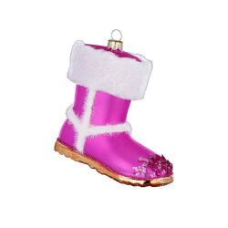 Inge Glas - Winterstiefel - Glas - 9 cm - Rose