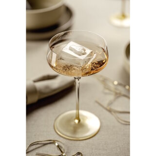 Leonardo - 2 Champagnerschalen - gold - 350 ml
