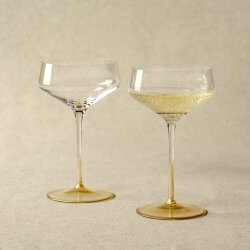 Leonardo - 2 Champagnerschalen - gold - 350 ml