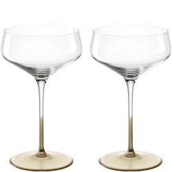 Leonardo - 2 Champagnerschalen - gold - 350 ml